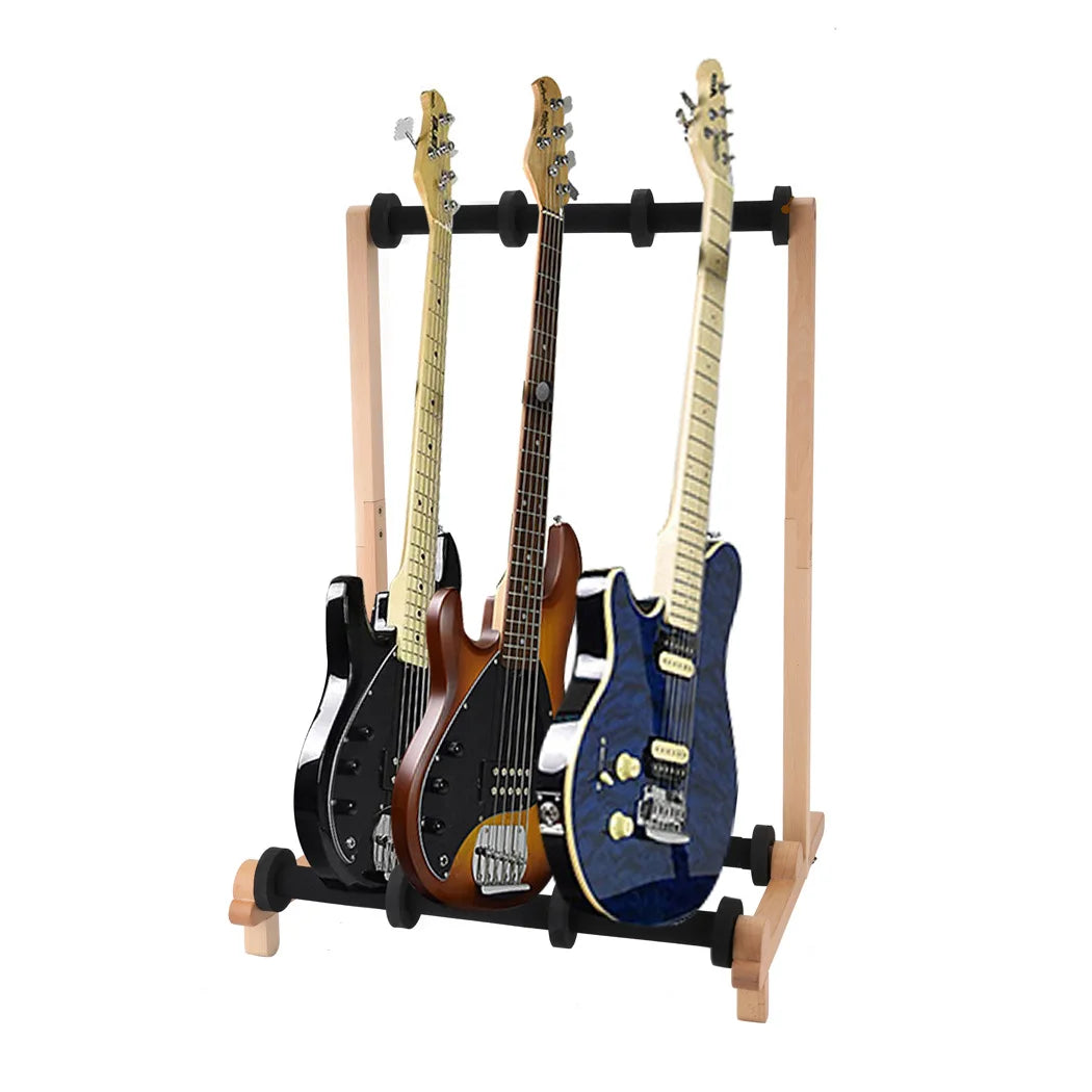 MultiWood 202310 – Suporte de Chão em Madeira para Vários Instrumentos