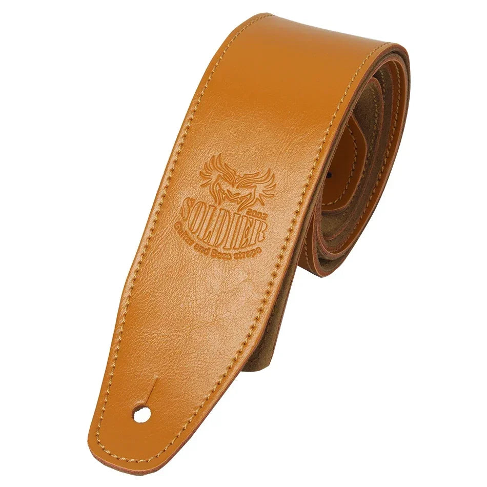 Correia Soldier de Couro para Guitarra e Baixo