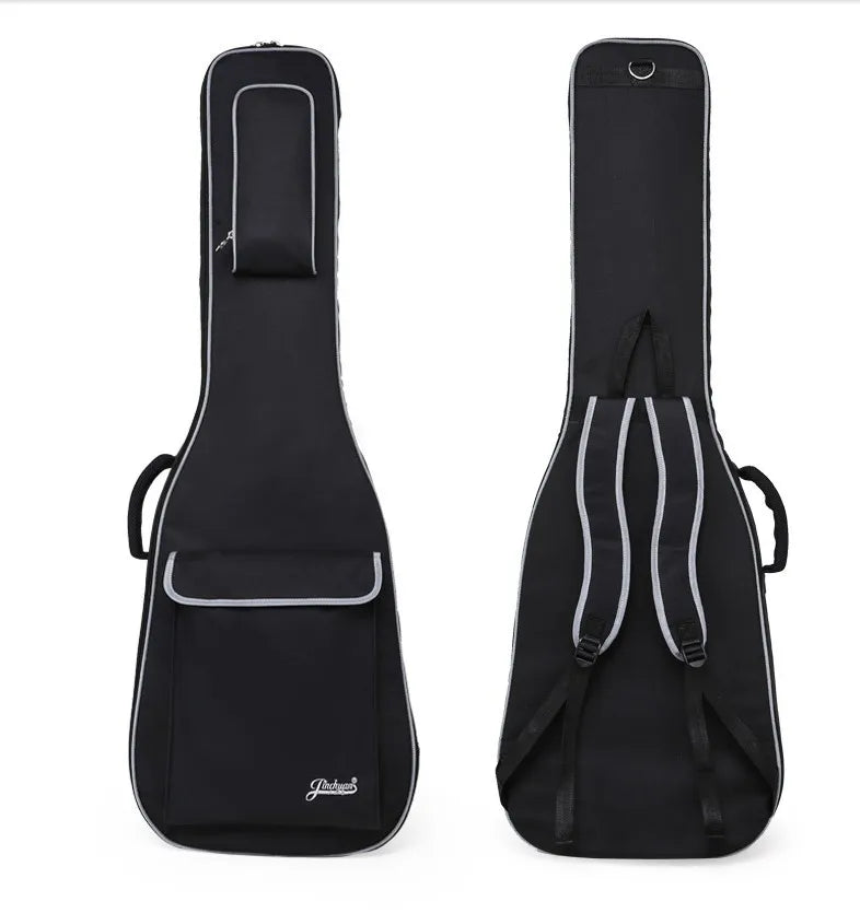 Yuedong Premium Guitar Bag em Couro PU Reforçado com Alças Duplas – Compatível até 41”