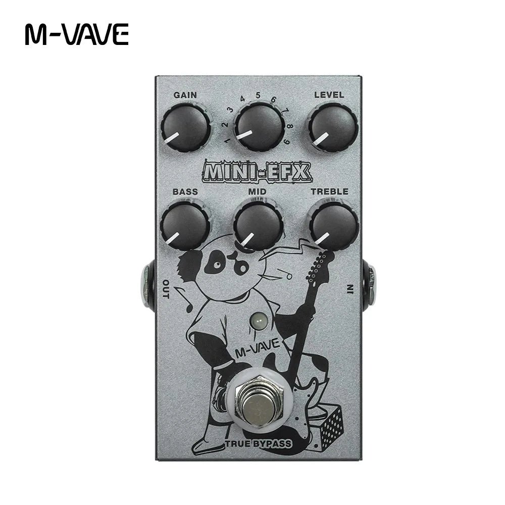 M-VAVE Elemental Delay – Pedal Digital de Efeitos com 9 Modos