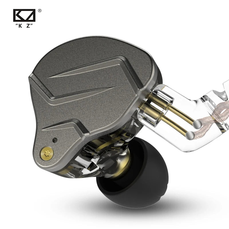 Fone de Ouvido In-Ear KZ Dynamic Series com Cancelamento de Ruído Ativo