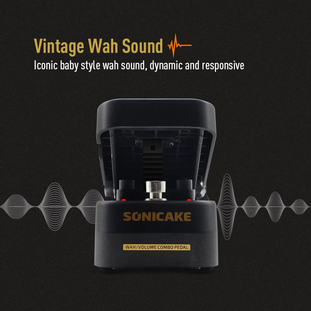 SONICAKE QEP-01 – Mini Pedal Wah & Volume Ativo