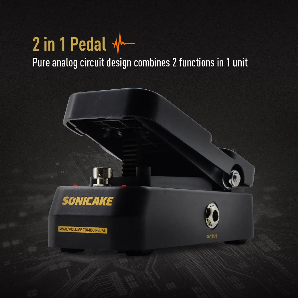 SONICAKE QEP-01 – Mini Pedal Wah & Volume Ativo