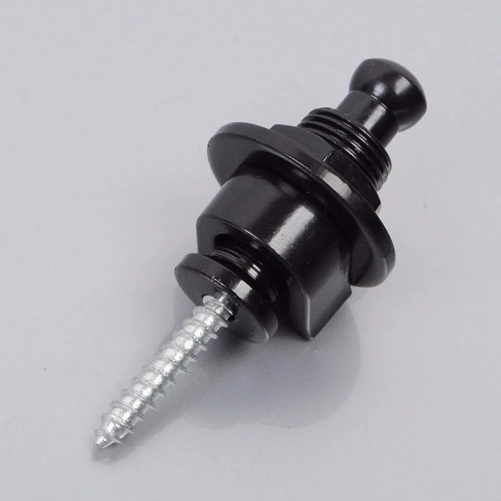StrapLock Pro – Trava de Correia Antiderrapante para Guitarra (Cobre, Dourado, Prata ou Preto)