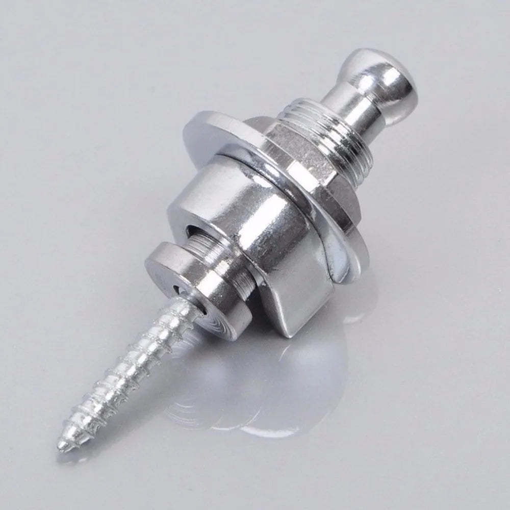 StrapLock Pro – Trava de Correia Antiderrapante para Guitarra (Cobre, Dourado, Prata ou Preto)