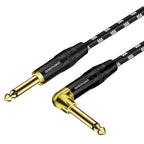 Cabo DREMAKE 6.35mm Profissional para Instrumentos – Plug Reto e em Ângulo
