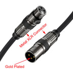 Cabo XLR Bochara 3 Pinos Gold Plated