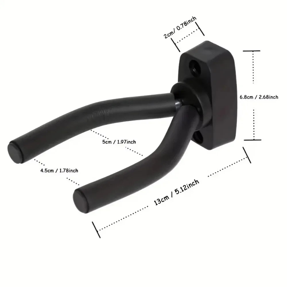 WallPro Hook – Suporte de Parede Versátil para Guitarra e Baixo