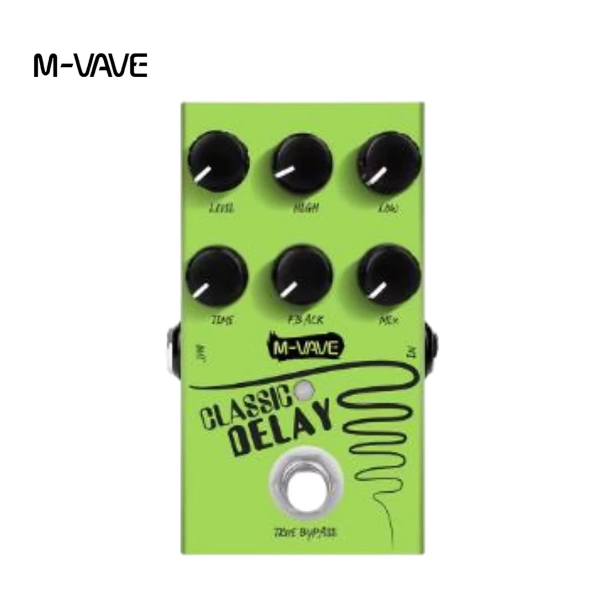 M-VAVE Elemental Delay – Pedal Digital de Efeitos com 9 Modos