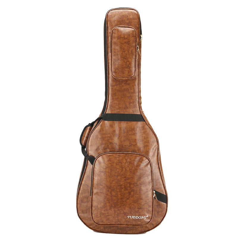 Yuedong Premium Guitar Bag em Couro PU Reforçado com Alças Duplas – Compatível até 41”