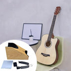 Guitar Neck Rest – Suporte de Pescoço em Madeira com Kit de Ferramentas para Guitarra, Baixo e Violão