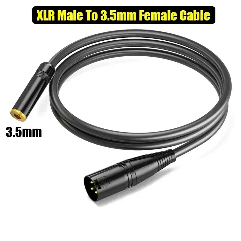 Cabo adaptador de áudio TIMEYES XLR