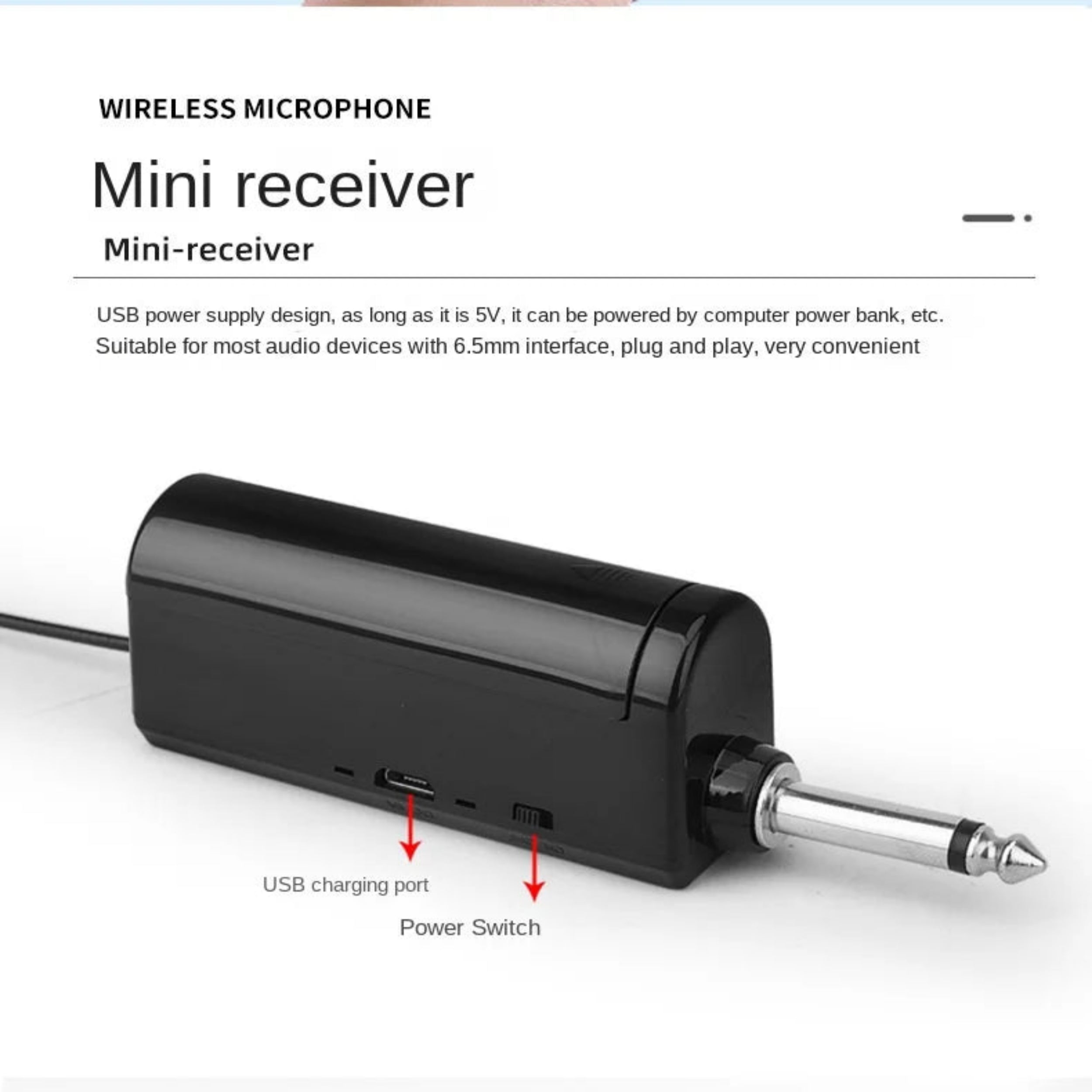 AOIEUUAI ProVoice – Microfone Dinâmico Sem Fio para Palco