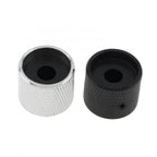 Knob BlackSilver – Botão de Volume em Metal para Guitarra e Baixo