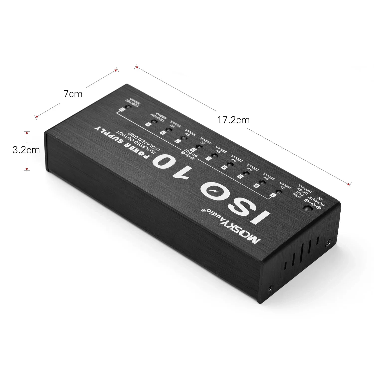Moskyaudio PowerHub – Fonte de Alimentação Portátil para Pedalboard