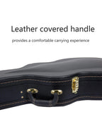 LORPAE LP-Type Electric Guitar Case com Interior Escuro