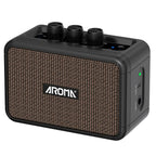 Aroma AG-04 – Mini Amplificador Portátil 5W com Bluetooth para Guitarra Elétrica