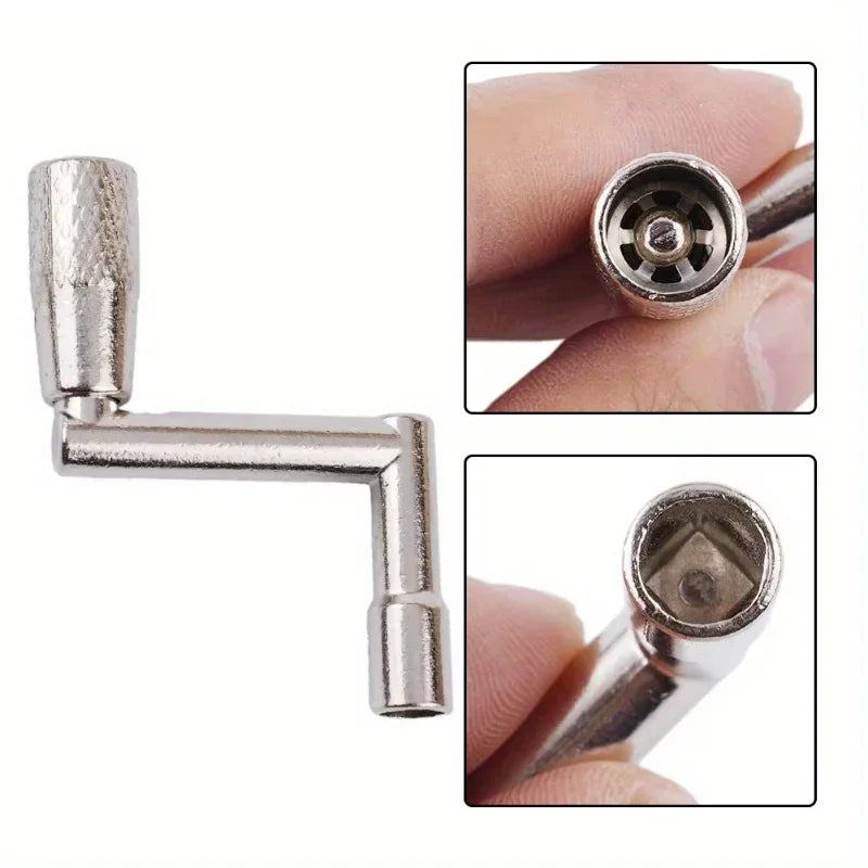 Chave de Afinação para Bateria em Z – Drum Key Z-Shaped Square Hole Adjustment Wrench