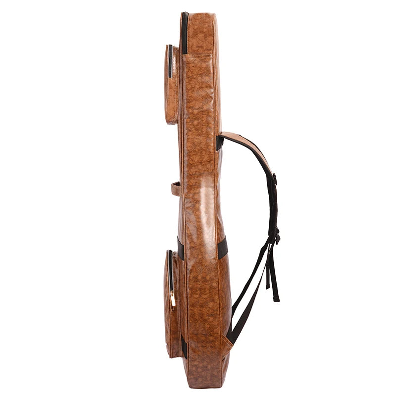 Yuedong Premium Guitar Bag em Couro PU Reforçado com Alças Duplas – Compatível até 41”