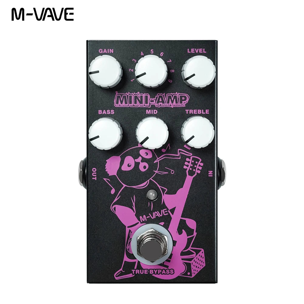 M-VAVE Elemental Delay – Pedal Digital de Efeitos com 9 Modos