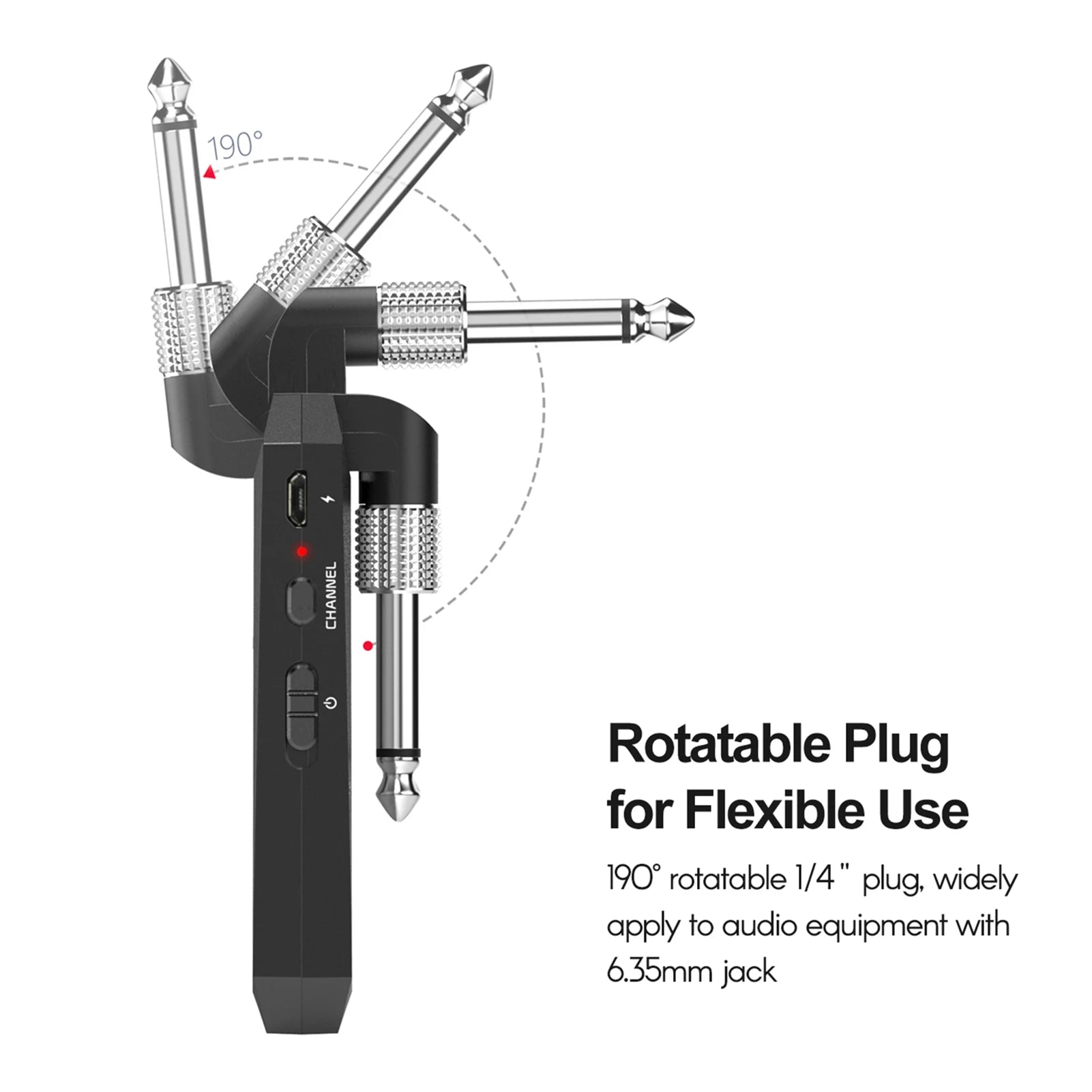 Transmissor e Receptor Guitar Wireless M-VAVE WP-5G