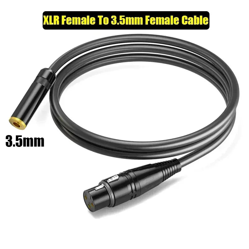 Cabo adaptador de áudio TIMEYES XLR