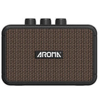 Aroma AG-04 – Mini Amplificador Portátil 5W com Bluetooth para Guitarra Elétrica