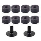 Kit Feltros e Buchas para Pratos de Bateria – Cymbal Felt Washer + Sleeves